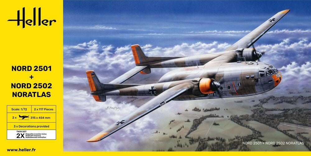 1/72 Nord 2501 + Nord 2502 Noratlas - Hobby Sense