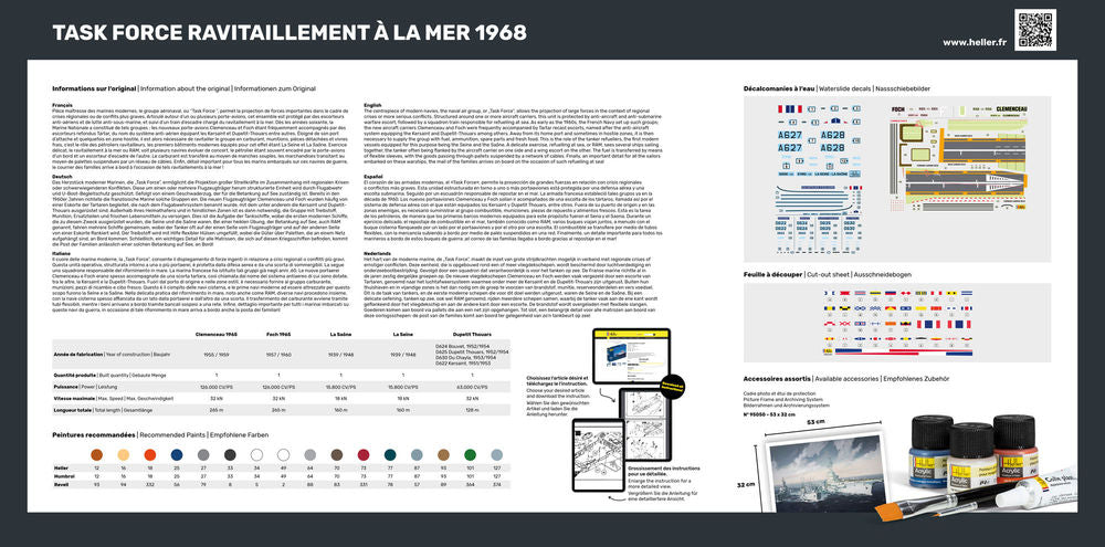 1/400 Task Force Ravitaillement a la Mer 1968 - Hobby Sense