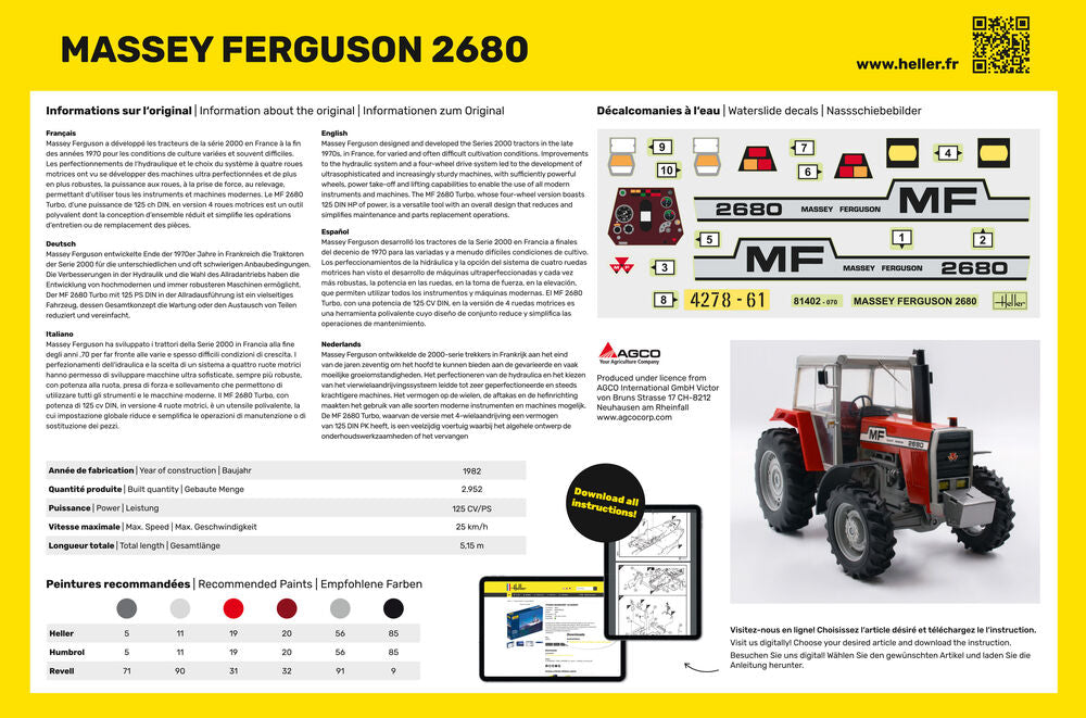 1/24 Massey Ferguson 2680 - Hobby Sense