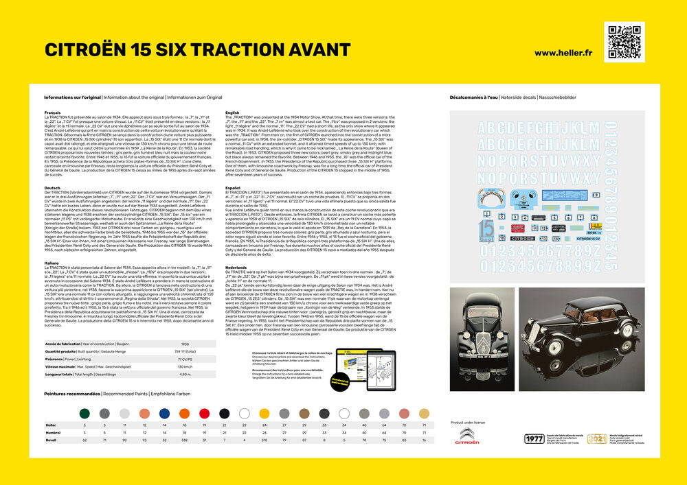 1/8 Citroen 15 Six Traction Avant - Hobby Sense