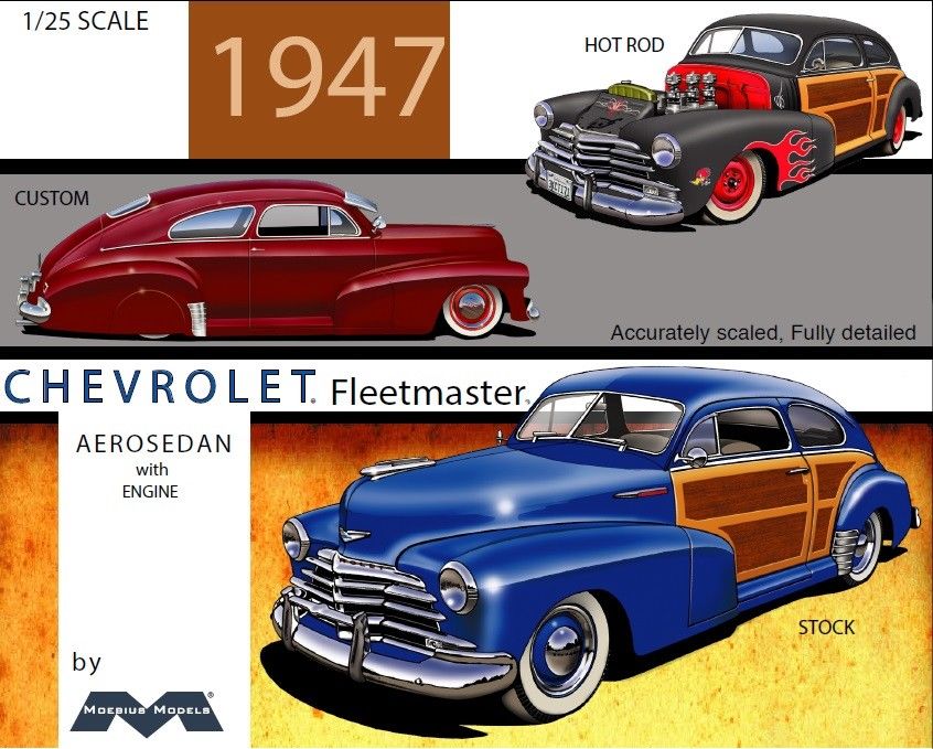 1/25 1947 Chevrolet Fleetmaster Aerosedan - Hobby Sense