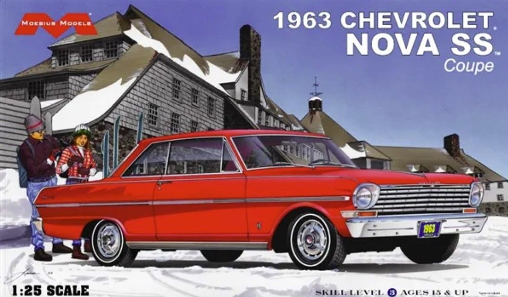 Moebius 1/25 1963 Chevrolet Nova SS Coupe - Hobby Sense