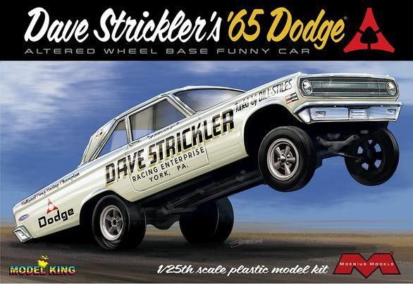 1/25 Dave Strickler 1965 Dodge Altered Wheels Base Funny Car - Hobby Sense