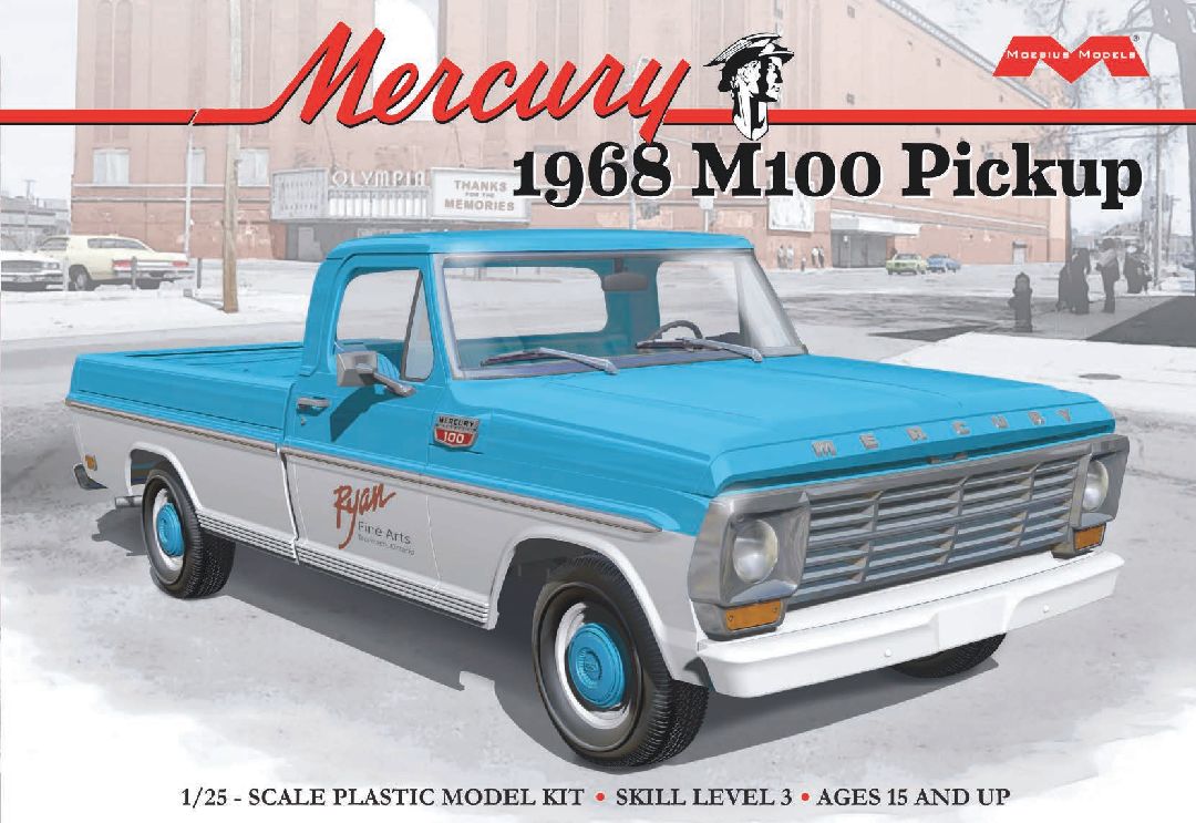 1/25 1968 Mercury M100 Pickup Truck - Hobby Sense