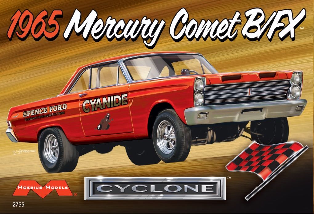 1/25 1965 Mercury Comet B/FX Cyclone Drag Race Car - Hobby Sense