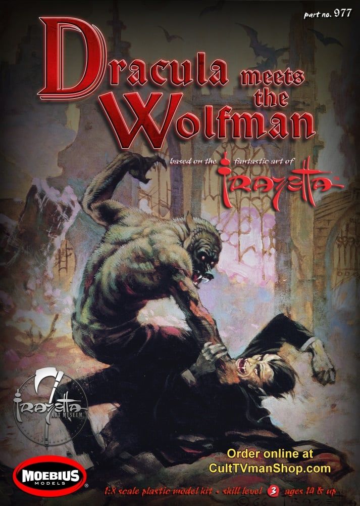 1/8 Dracula Meets the Wolfman - Frazetta - Hobby Sense
