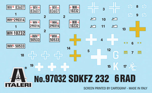 Italeri 1/72 Sd.Kfz. 232 6-Rad - Hobby Sense
