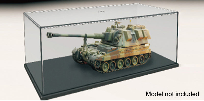 Plastic Transparent Display Case 364x186x121mm - Hobby Sense