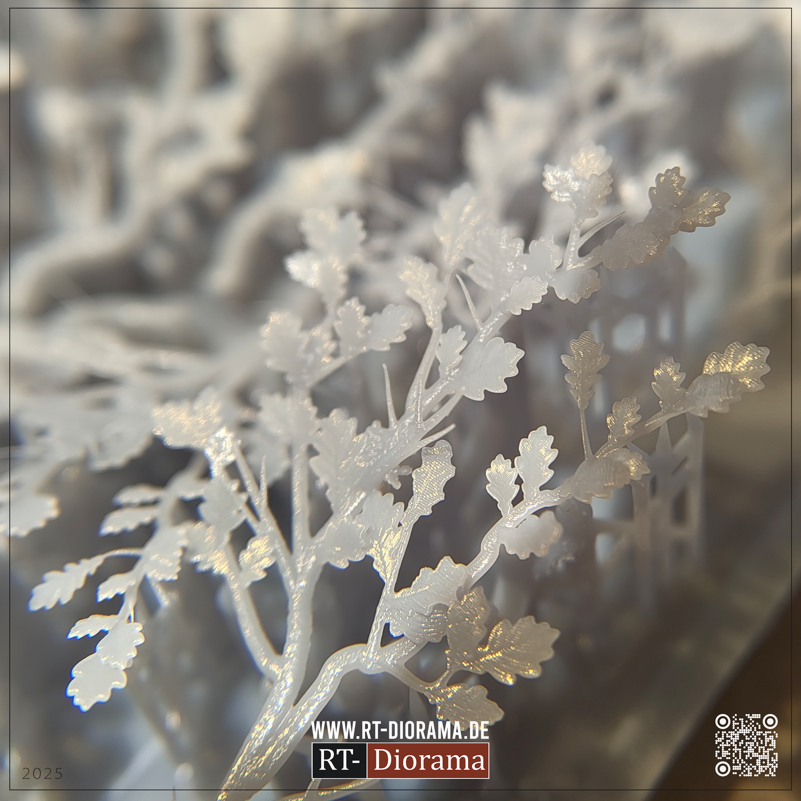 RT Diorama 1/35 Oak Branches [Camo Foliage] - Hobby Sense