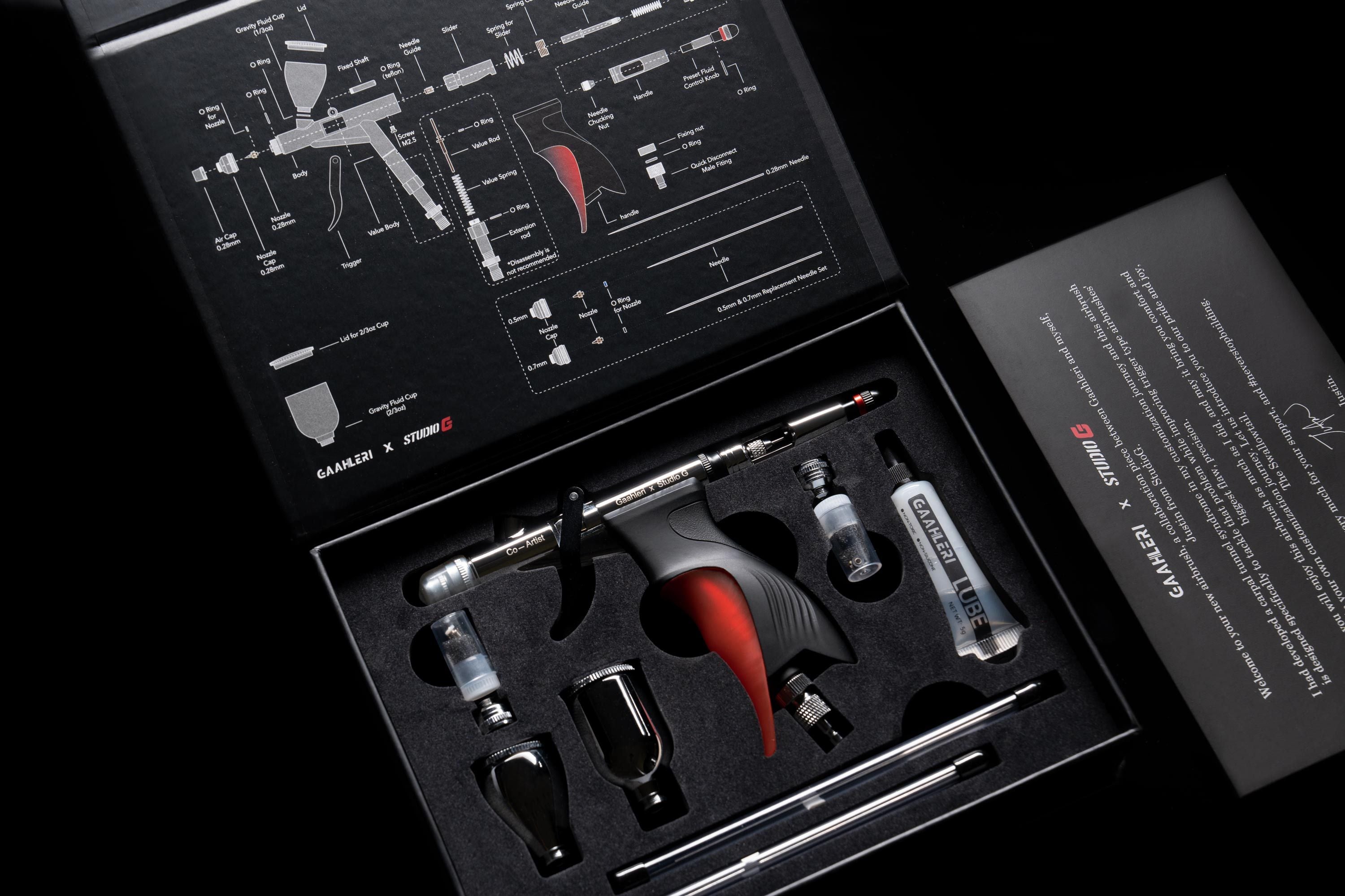 Swallowtail & StudioG 0.28mm&0.5mm&0.7mm Triger Airbrush - Hobby Sense