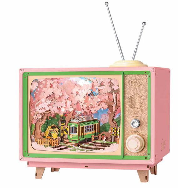 Rolife Sakura Dreamy Tour DIY Music Box 3D Wooden Puzzle - Hobby Sense