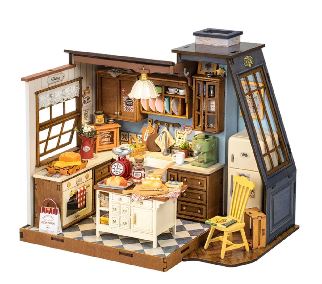 Rolife Baking Kitchen DIY Miniature House Kit - Hobby Sense