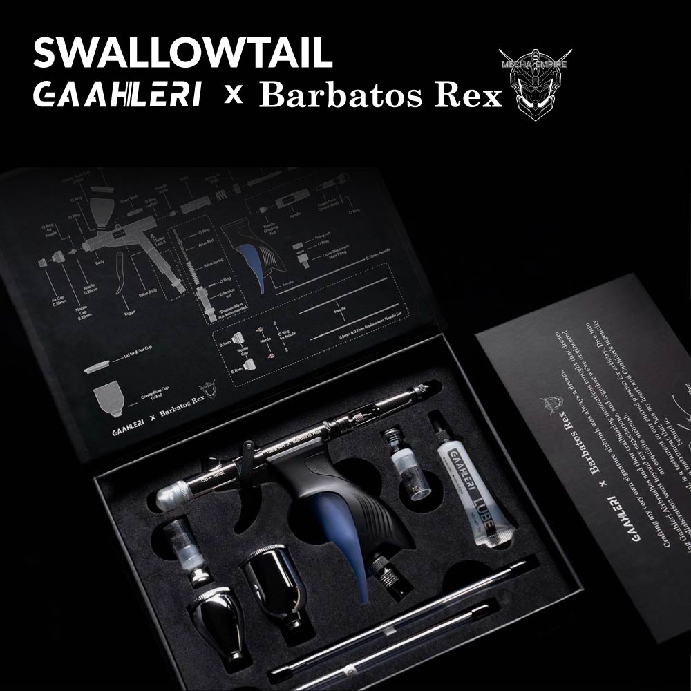 Ace Series GHAC-Swallowtail & Barbatos Rex 0.28mm&0.5mm&0.7mm Airbrush - Hobby Sense