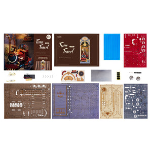 Time Travel DIY Book Nook Shelf Insert Kit - Hobby Sense