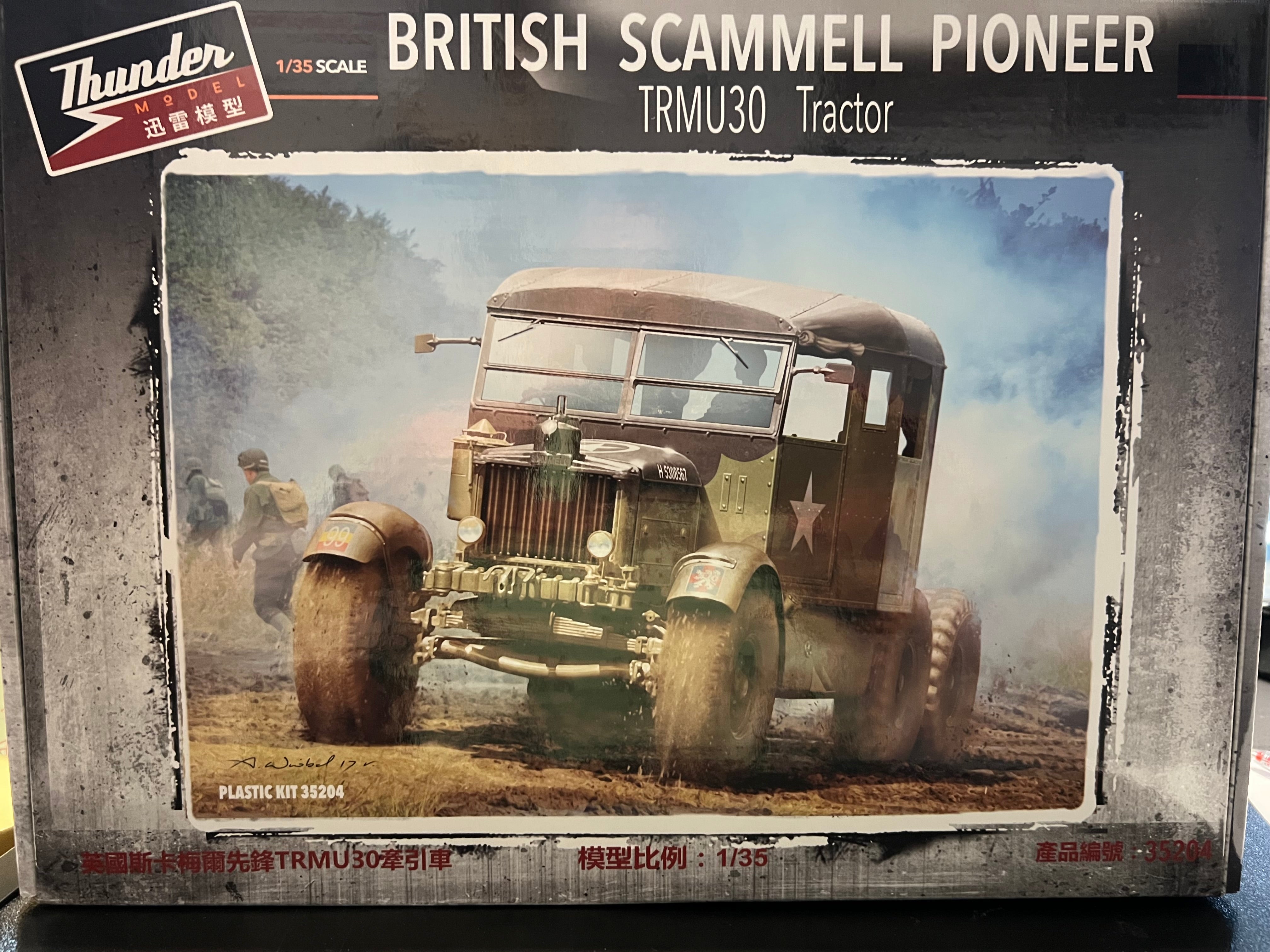 Thunder Model 1/35 British Scammell Pioneer TRMU30 Tractor