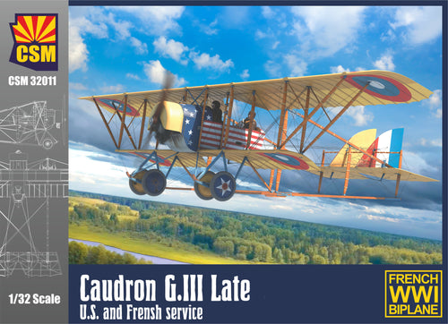 1/32 Caudron G.III Late, U.S. and French service - Hobby Sense