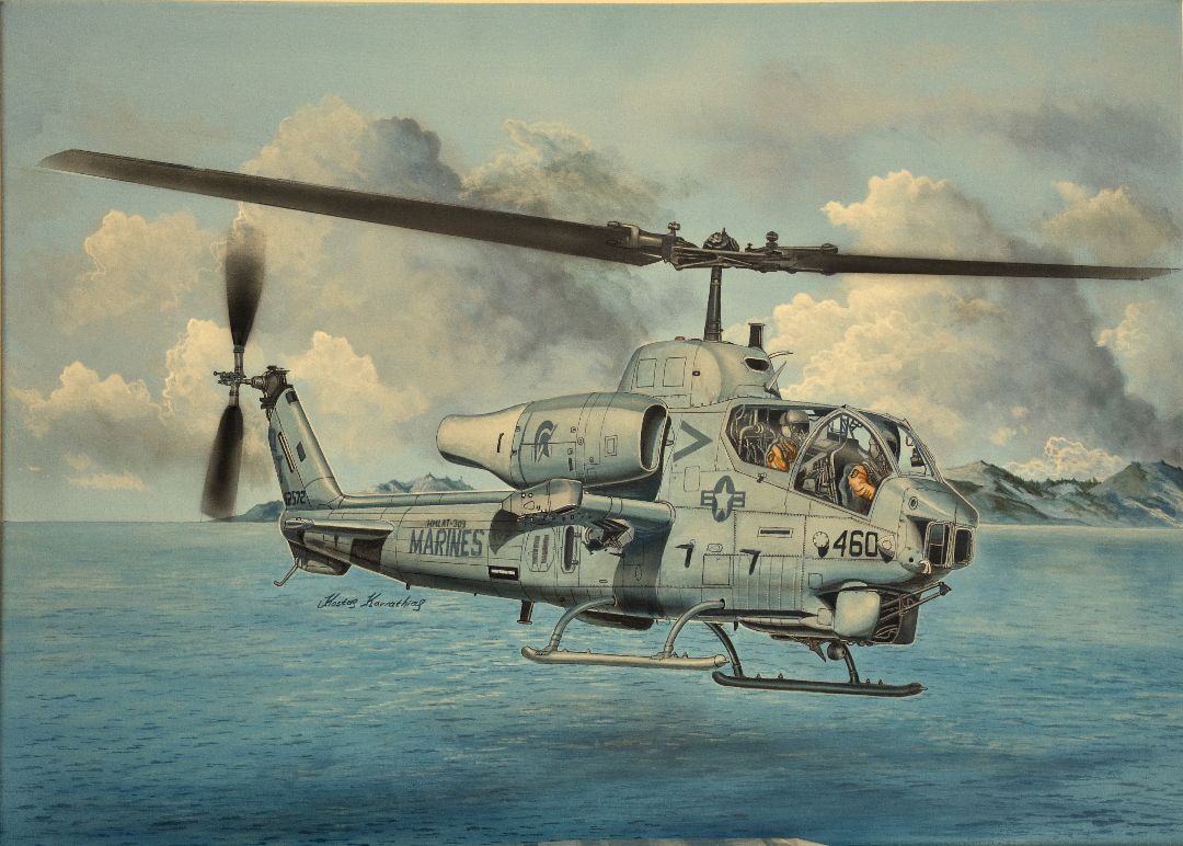 Trumpeter 1/35 AH-1W Super Cobra (Turned Exhaust) - Hobby Sense