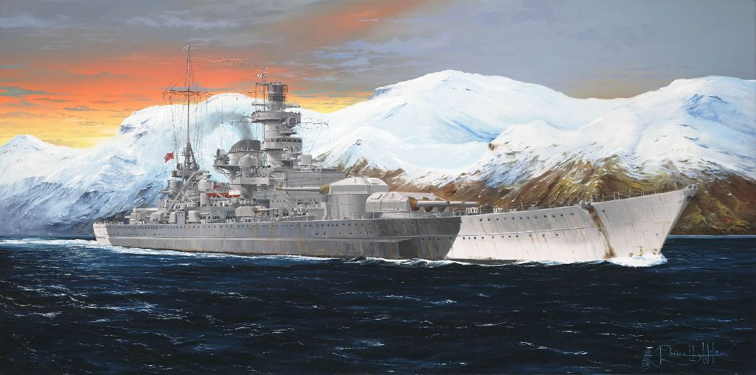 Trumpeter 1/350 German Scharnhorst Battleship - Hobby Sense