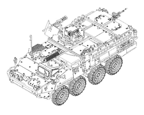 1/72 M1127 Stryker Wheeled Armored Reconnaissance Vehicle