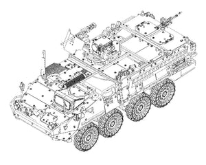 1/72 M1127 Stryker Wheeled Armored Reconnaissance Vehicle