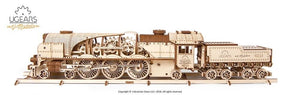 V-Express Steam Train with Tender - 538 pieces (Advanced) - Hobby Sense