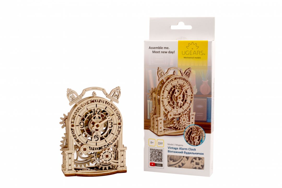 Vintage Alarm Clock - 43 Pieces (Easy) - Hobby Sense