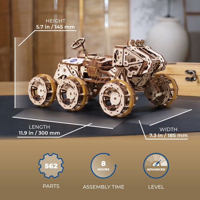 Manned Mars Rover - 562 Pieces - Advanced - Hobby Sense