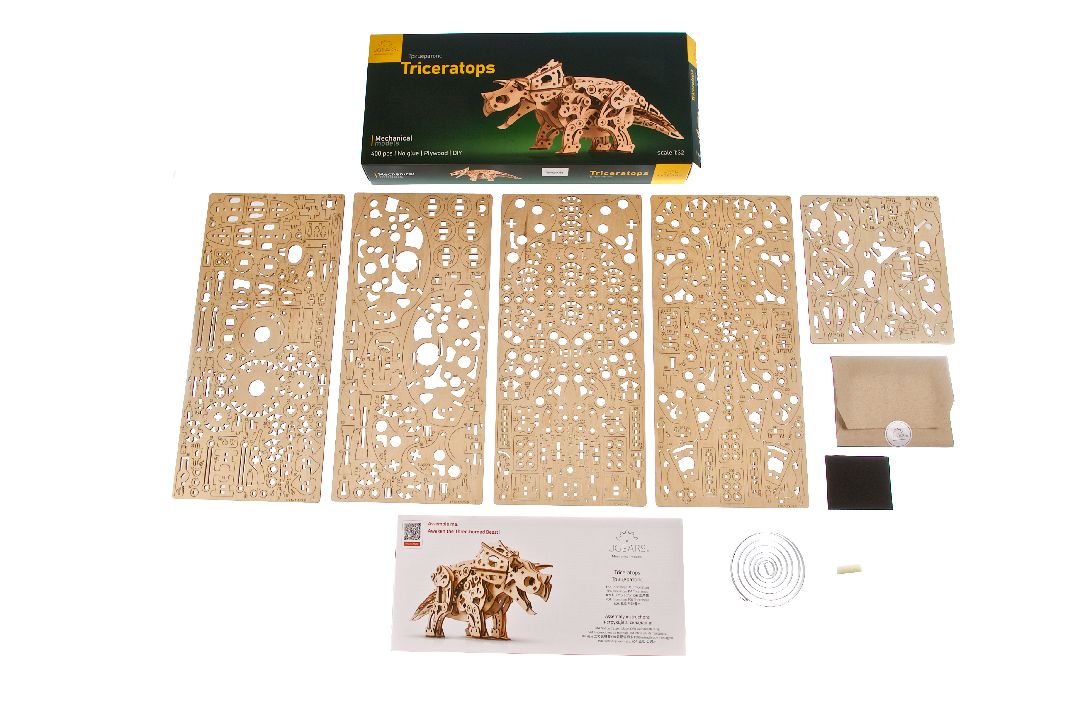 Triceratops - 400 Pieces (Advanced) - Hobby Sense