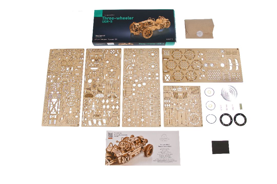 Three-wheeler UGR-S - 457 Pieces (Advanced) - Hobby Sense