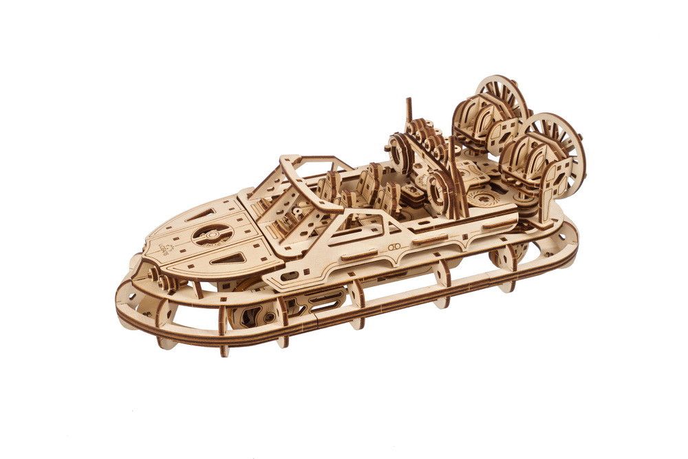 Rescue Hovercraft - 383 Pieces (Medium) - Hobby Sense