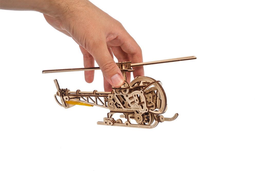 Mini Helicopter - 167 Pieces (Easy) - Hobby Sense