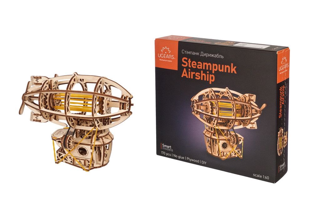 Steampunk Airship - 170 Pieces (Easy) - Hobby Sense