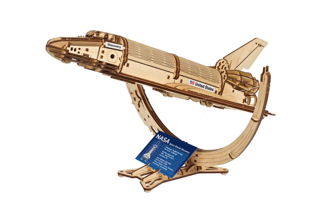 NASA Space Shuttle Discovery - 315 Pieces (Medium) - Hobby Sense