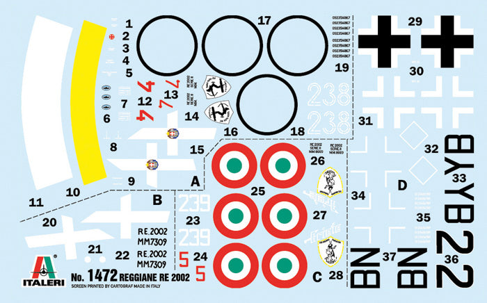 1/72 Reggiane Re.2002 Ariete - Hobby Sense