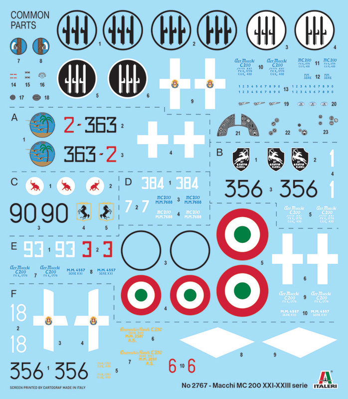 1/48 Macchi C.200 Serie XXI-XXIII - Hobby Sense