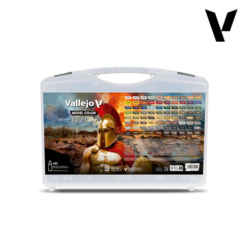 Vallejo Basic Case 75 Colors & 5 Aux. - Hobby Sense