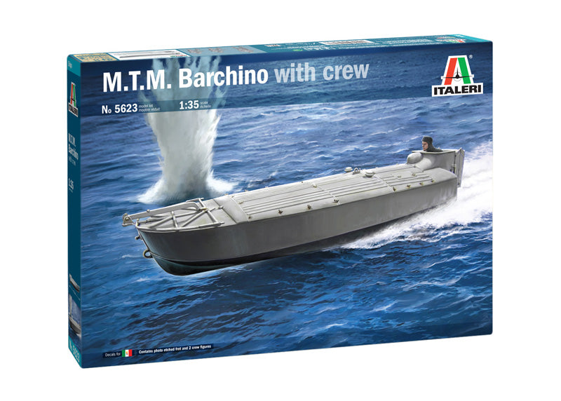 1/35 MTM Barchino Italian Attack Boat w/Crew - Hobby Sense