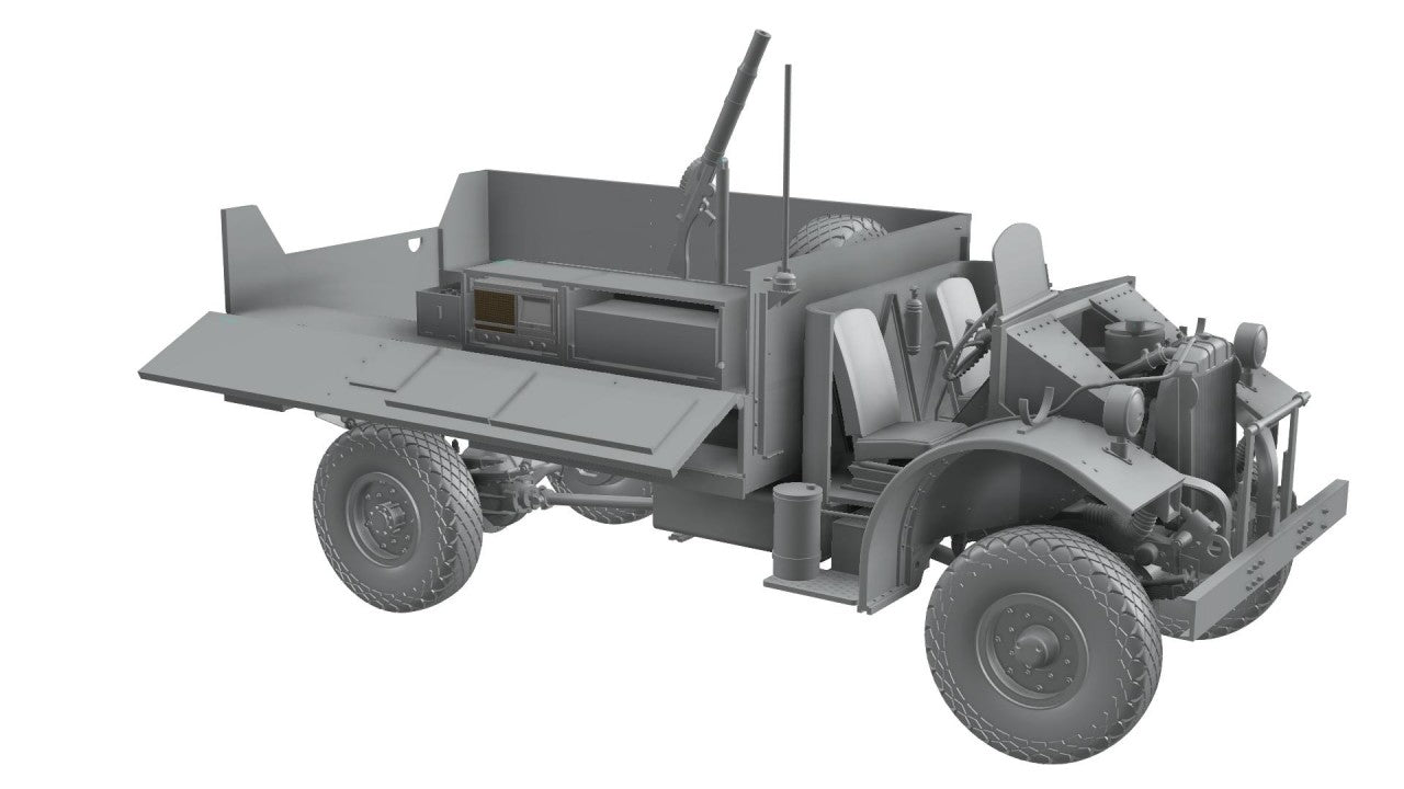 Thunder Model 1/35 CMP in LRDG service LRDG F30 Wireless Truck, Bonus Edition