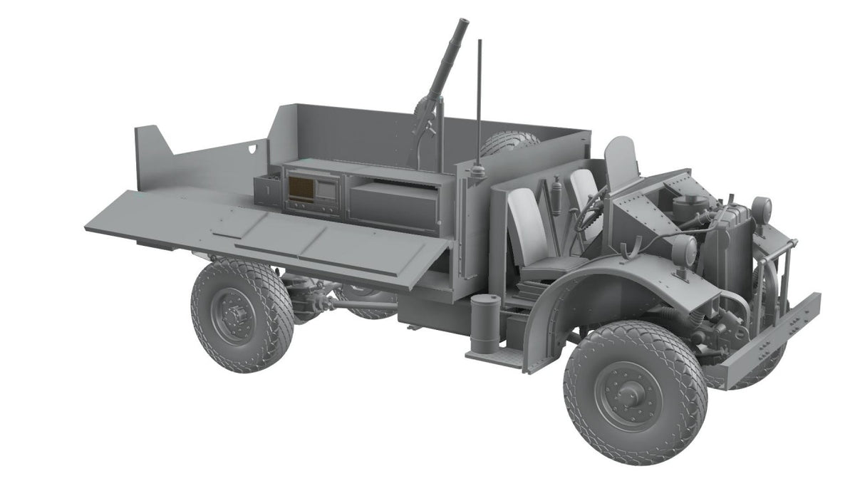 Thunder Model 1/35 CMP in LRDG service LRDG F30 Wireless Truck, Bonus Edition