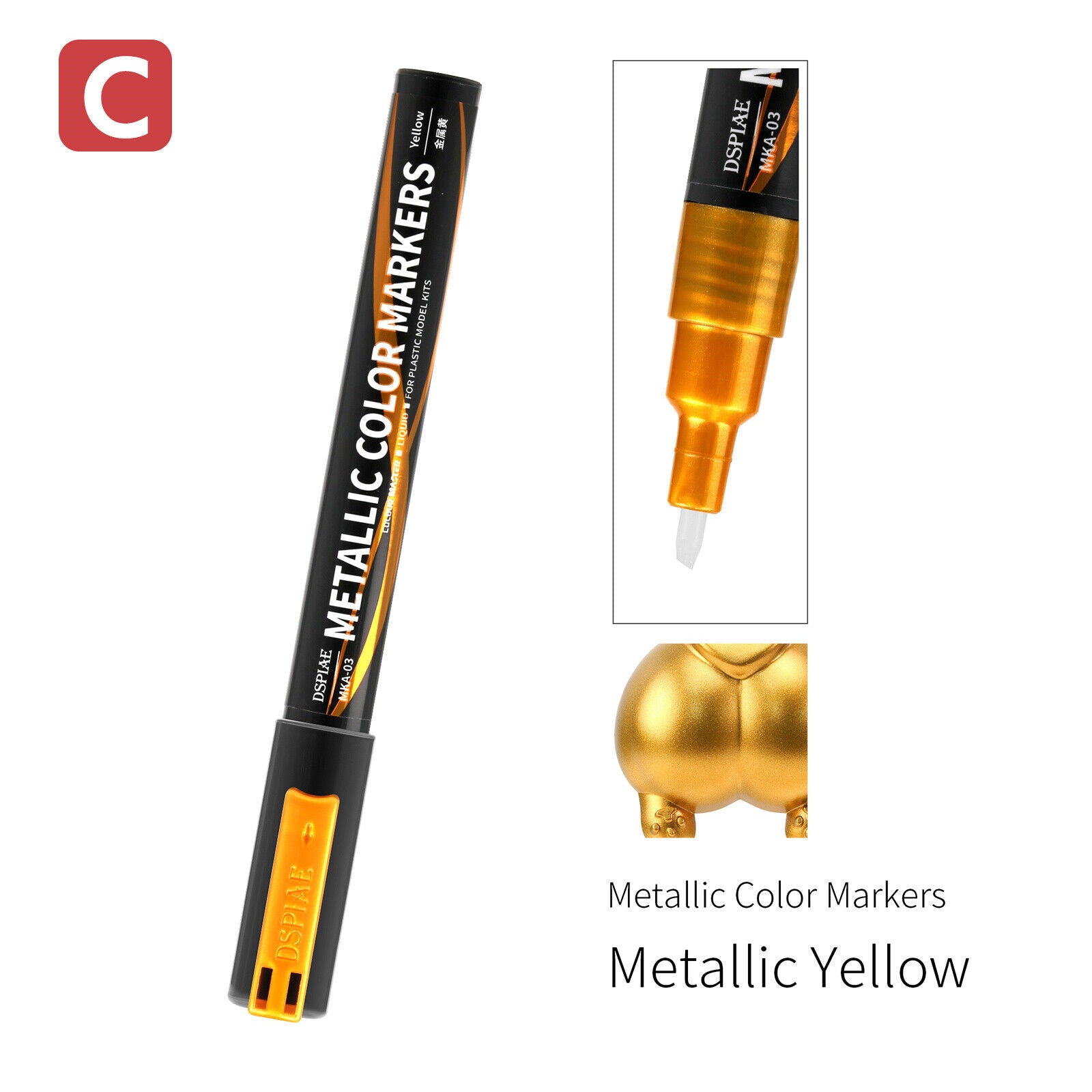 Selection of DSPIAE Metallic Color Markers - Hobby Sense