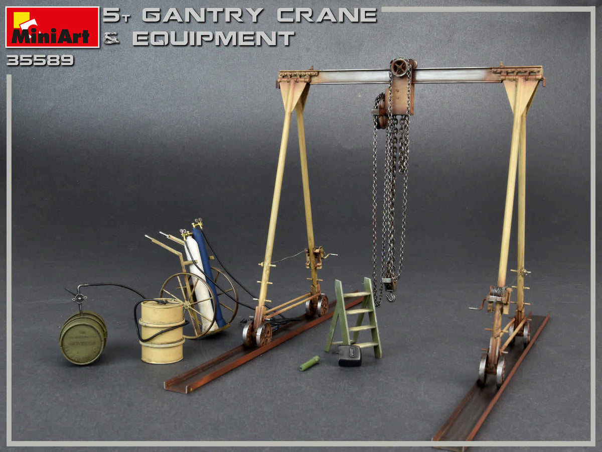 1/35 5 Ton Gantry Crane & Equipment - Hobby Sense