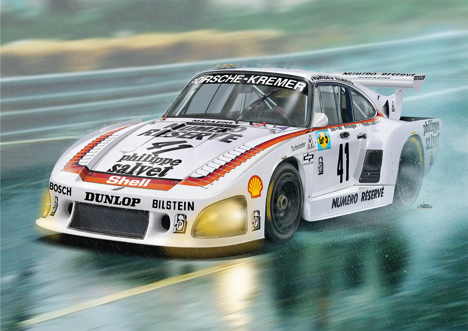 1/24 Porsche 935K3 '79 LM Winner with Masking Sheets - Hobby Sense