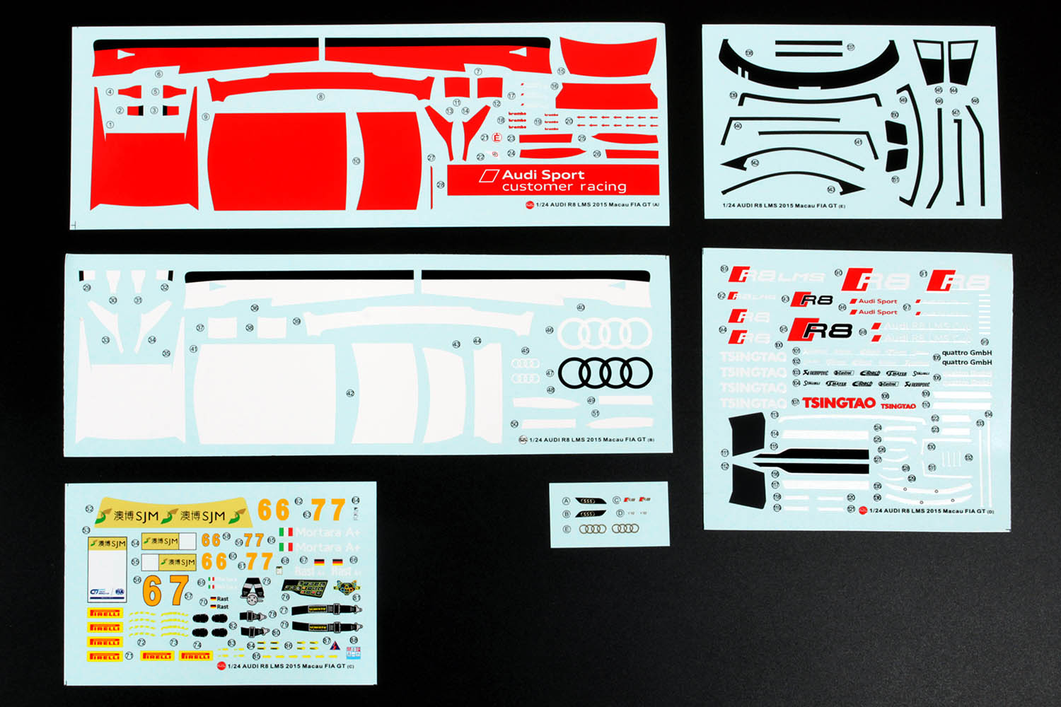 1/24 Audi R8 LMS GT3 2015 FIA GT3 World Cup with Masking Sheets - Hobby Sense