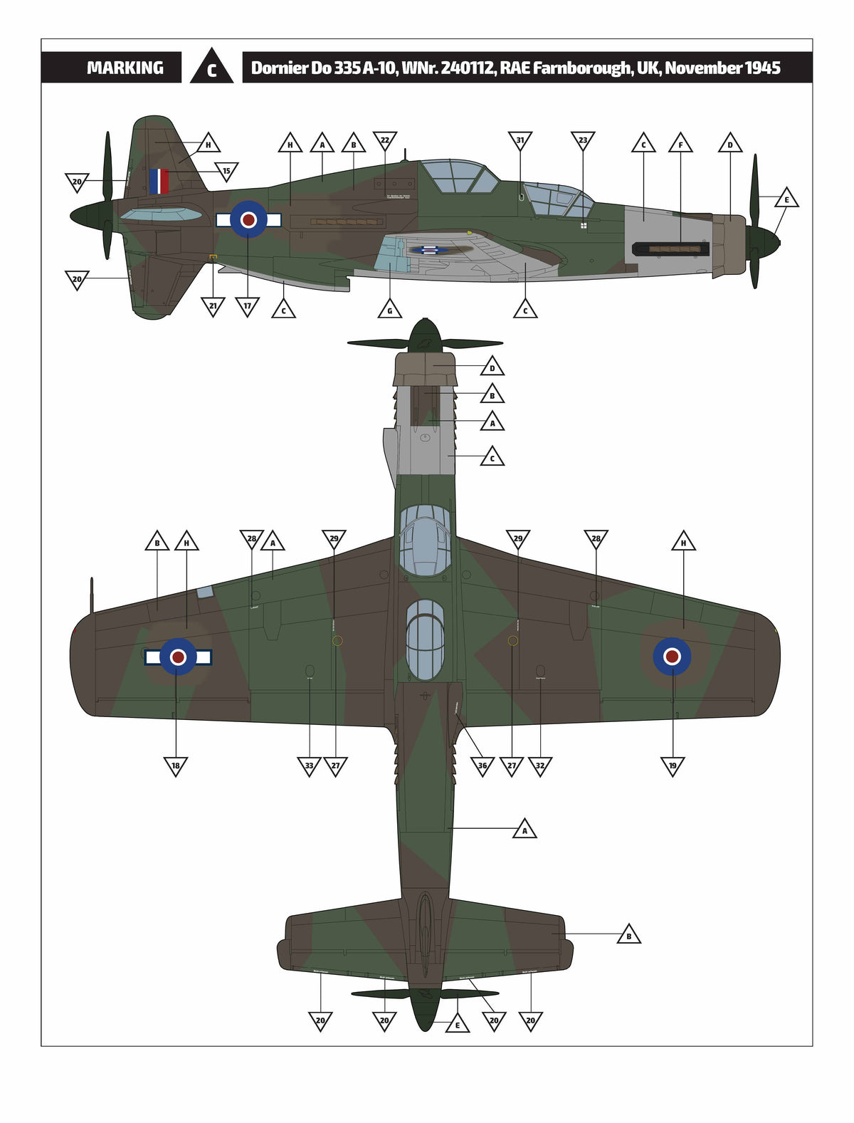 1/32 Dornier Do 335 A10 Trainer - Hobby Sense