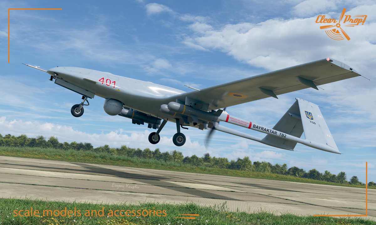 1/48 Bayraktar TB2 Unmanned Aerial Vehicle - Hobby Sense