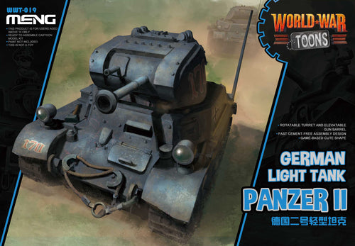 German Light Tank Panzer II (Cartoon Model) - Hobby Sense