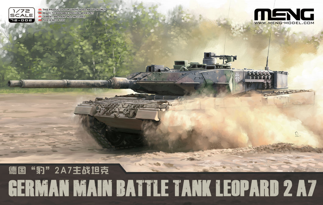 1/72 German Main Battle Tank Leopard 2 A7 - Hobby Sense