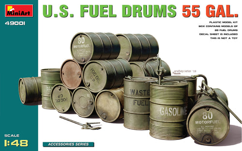 1/48 US Fuel Drums 55 Gal. - Hobby Sense