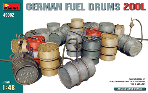 1/48 German Fuel Drums 200L - Hobby Sense