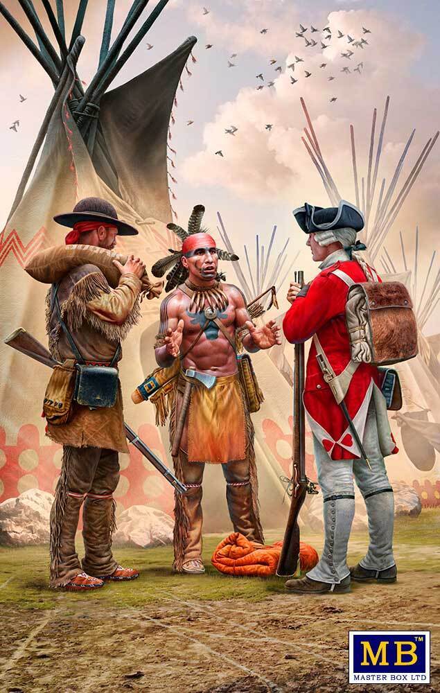 1/35 Fair exchange. Indian Wars Series, XVIII century. Kit No. 4 - Hobby Sense